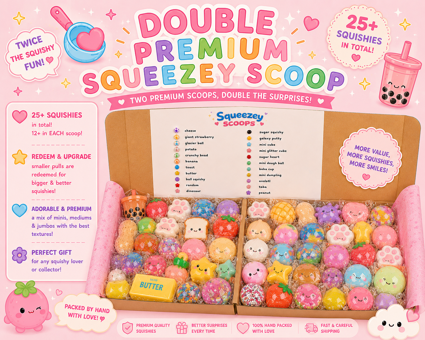 Double Premium Squeezey Scoop